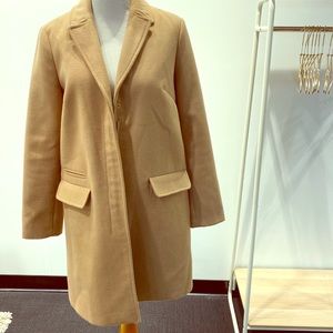 Topshop Camel Peacoat